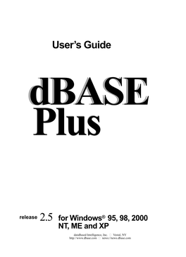 Dbase Plus 1 Table Designer Behavior