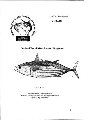 National Tuna Fishery Report - Philippines