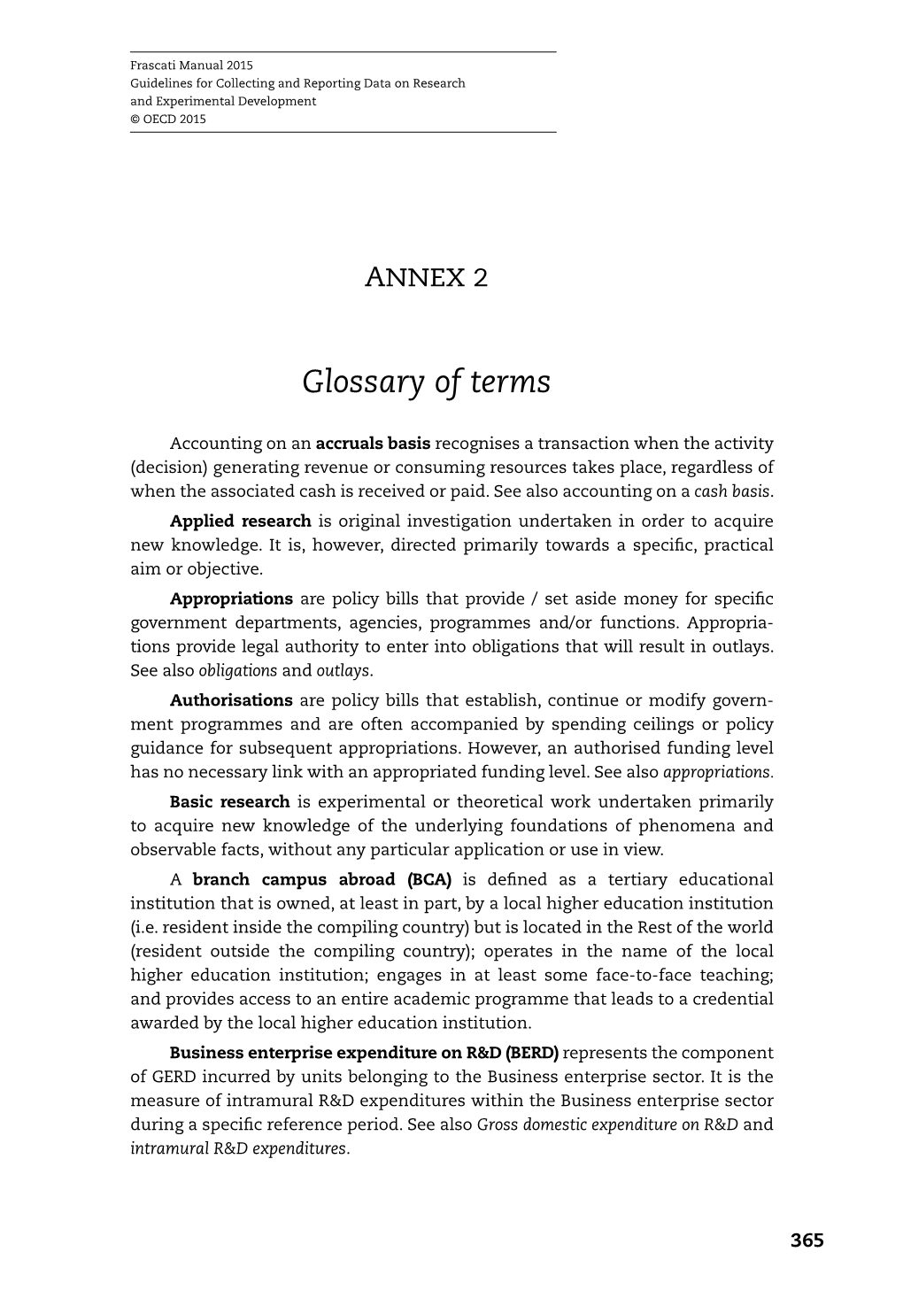 Glossary of Terms