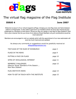 ISSUE 4 June 2007