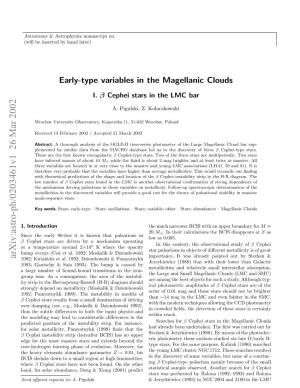 Early-Type Variables in the Magellanic Clouds. I. Beta Cephei Stars in The