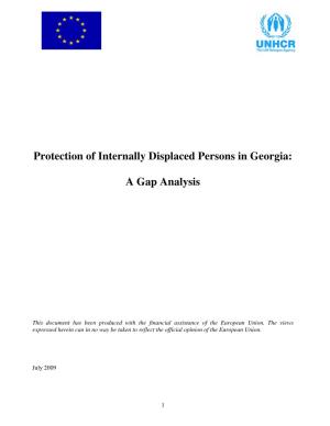 Protection of Internally Displaced Persons in Georgia: a Gap Analysis