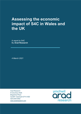 Economic Impact Assessment of the Broadcaster’S Activities