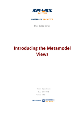 Introducing the Metamodel Views