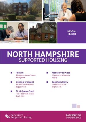 North Hampshire Supported Housing Scheme Leaflet