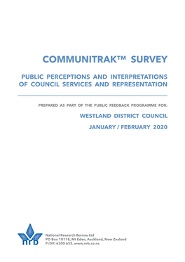 Communitrak™ Survey