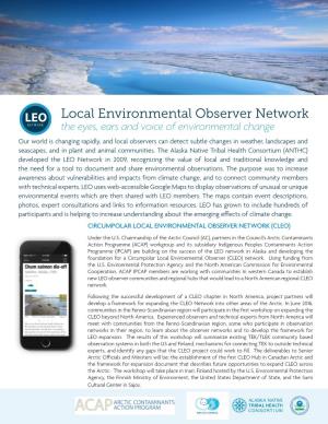 Local Environmental Observer Network
