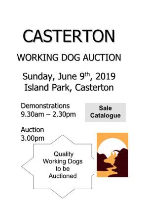 Casterton Working Dog Auction 2019