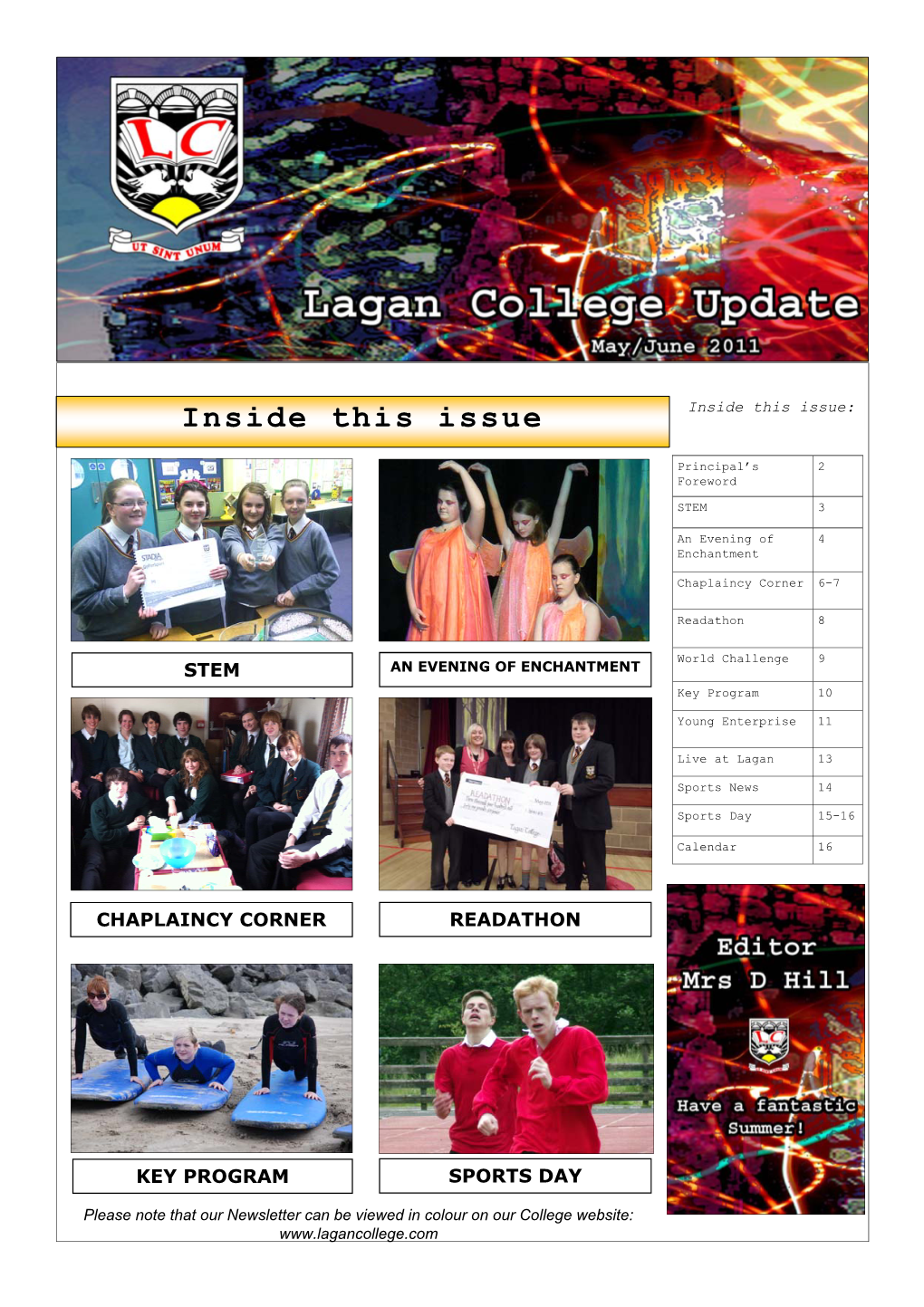 Newsletter MAY JUNE 2011