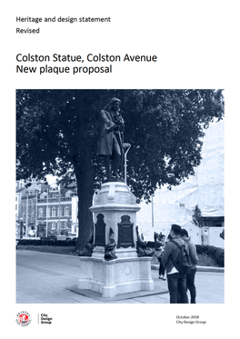 Attachment Colston Statue Design and Heritage Statement Redacted.Pdf.Pdf
