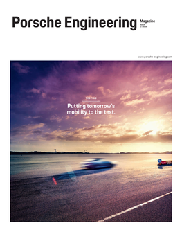 Porsche Engineeringmagazine
