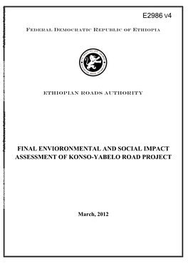 Environmental and Social Impact Assessment (Esia) Study