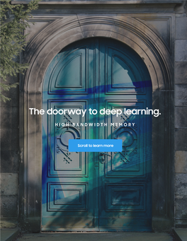 The Doorway to Deep Learning