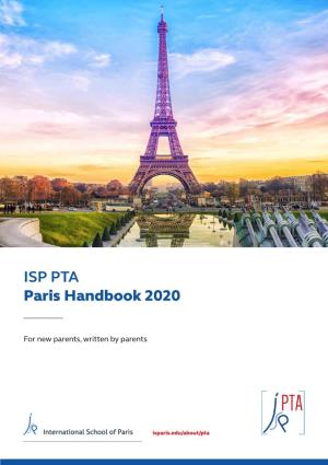 ISP PTA Paris Handbook 2020