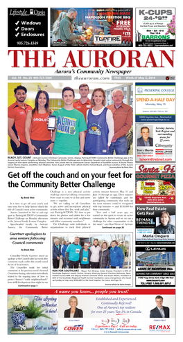 Get Off the Couch and on Your Feet for the Community Better Challenge