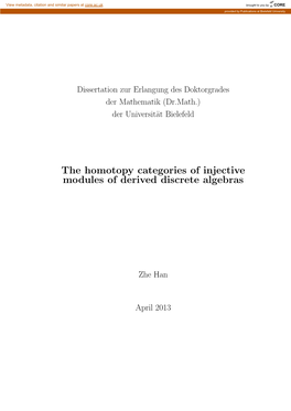 The Homotopy Categories of Injective Modules of Derived Discrete Algebras
