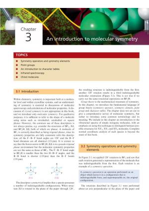 An Introduction to Molecular Symmetry