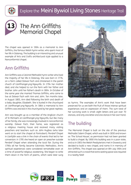 The Ann Griffiths Memorial Chapel