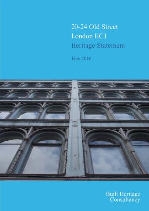 20-24 Old Street London EC1 Heritage Statement