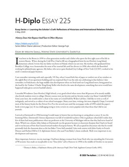 H-Diplo ESSAY 225