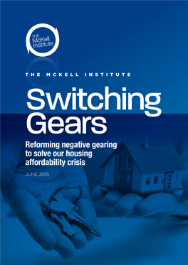 Reforming Negative Gearing to Solve Our Housing Affordability Crisis