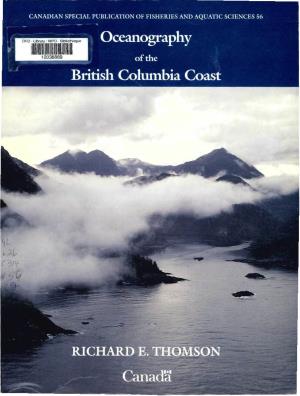 Oceanography of the British Columbia Coast