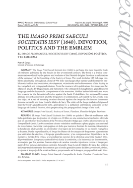 The Imago Primi Saeculi Societatis Iesv (1640)