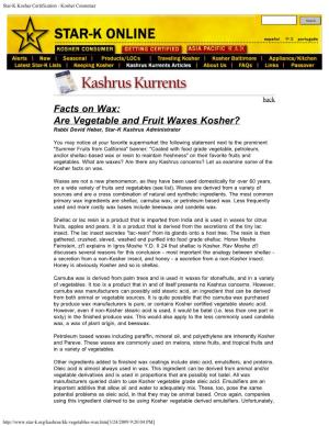 Star-K Kosher Certification - Kosher Consumer