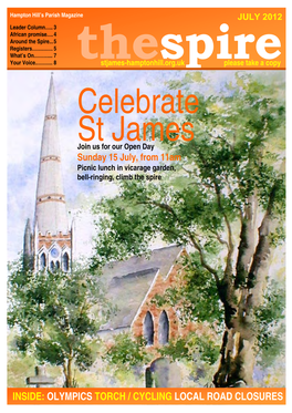 Inside: Olympics Torch / Cycling Local Road Closures Our Clergy