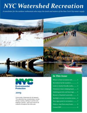 Download the 2019 Watershed Recreation Newsletter