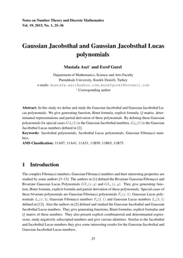 Gaussian Jacobsthal and Gaussian Jacobsthal Lucas Polynomials