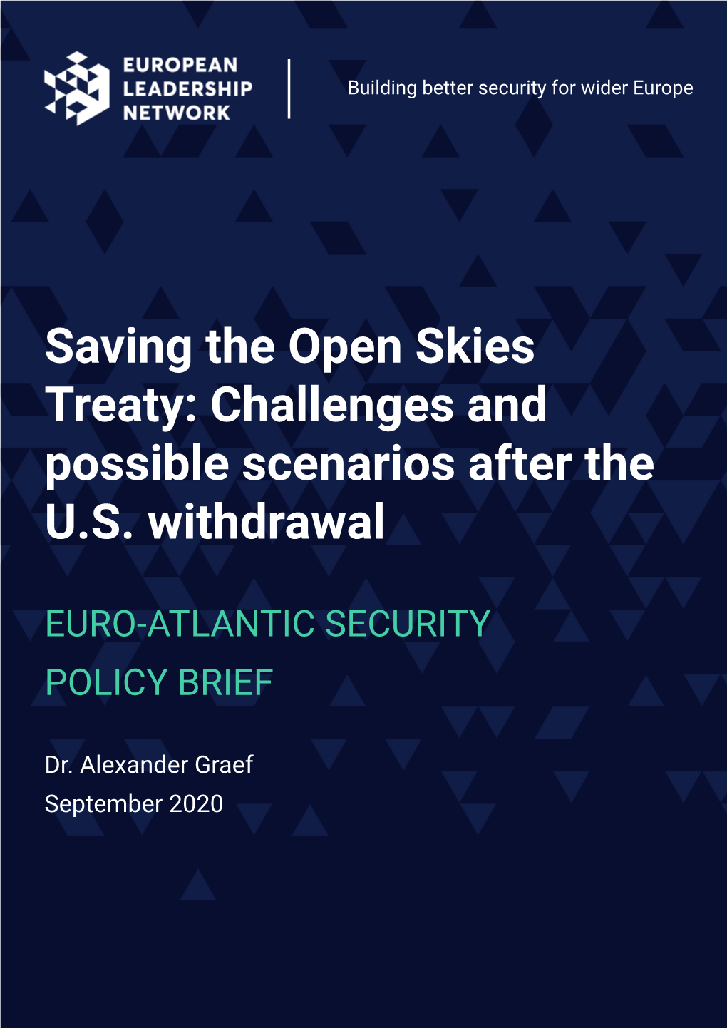 Saving the Open Skies Treaty: Challenges and Possible Scenarios After the U.S
