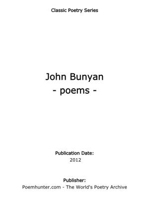 John Bunyan - Poems