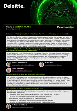 Deloitte Edge News 12/19 | EN