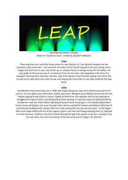 Developed by David A. Bindley Based on "Quantum Leap", Created by Donald P