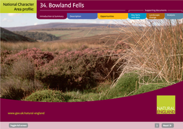 34. Bowland Fells Area Profile: Supporting Documents