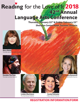 Celebrate Reading at the 2018 Conference