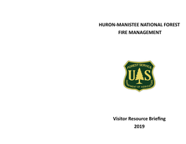 Huron-Manistee National Forest Fire Management