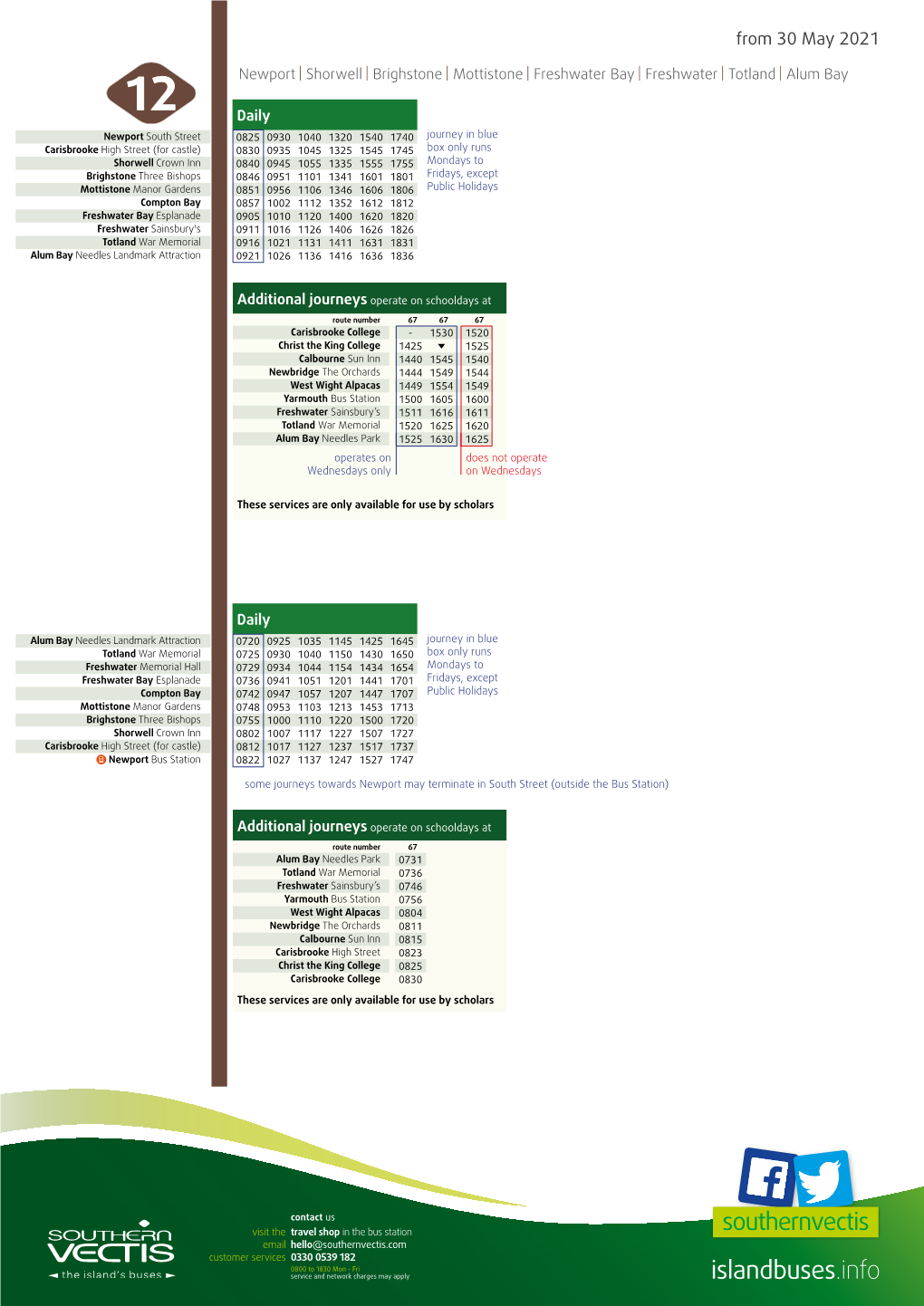 PDF Timetable 12