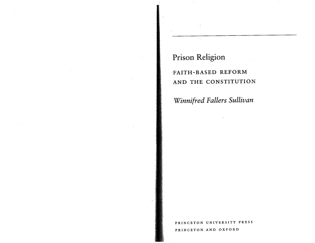 Prison Religion