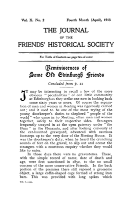 The Journal Friends' Historical