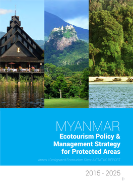 Status Report on Myanmar Designated Ecotourism Sites..Pdf