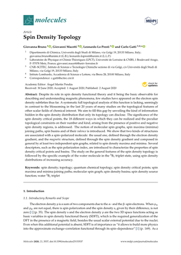 Spin Density Topology