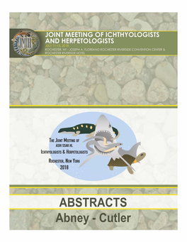 ABSTRACTS Abney - Cutler 29 Reptile Ecology I, Highland A, Sunday 15 July 2018