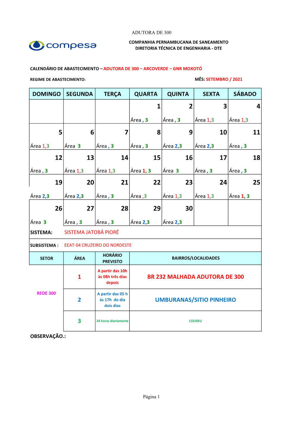 Domingo Segunda Terça Quarta Quinta Sexta Sábado 1 2 3 4