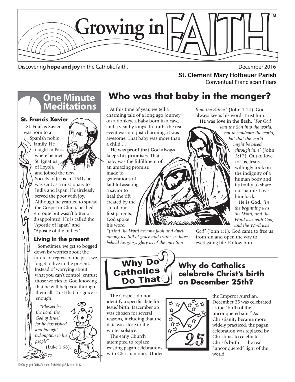 Who Was That Baby in the Manger?