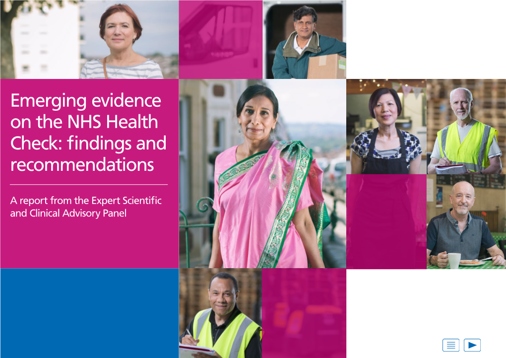 Emerging Evidence on the NHS Health Check: Findings and Recommendations