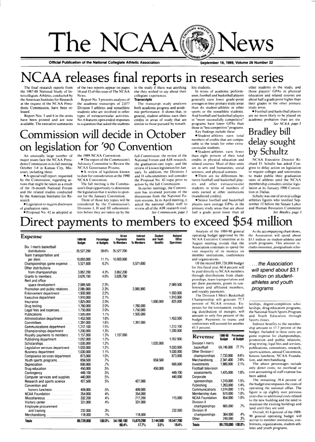 THE NCAA NEWS/September L&L999