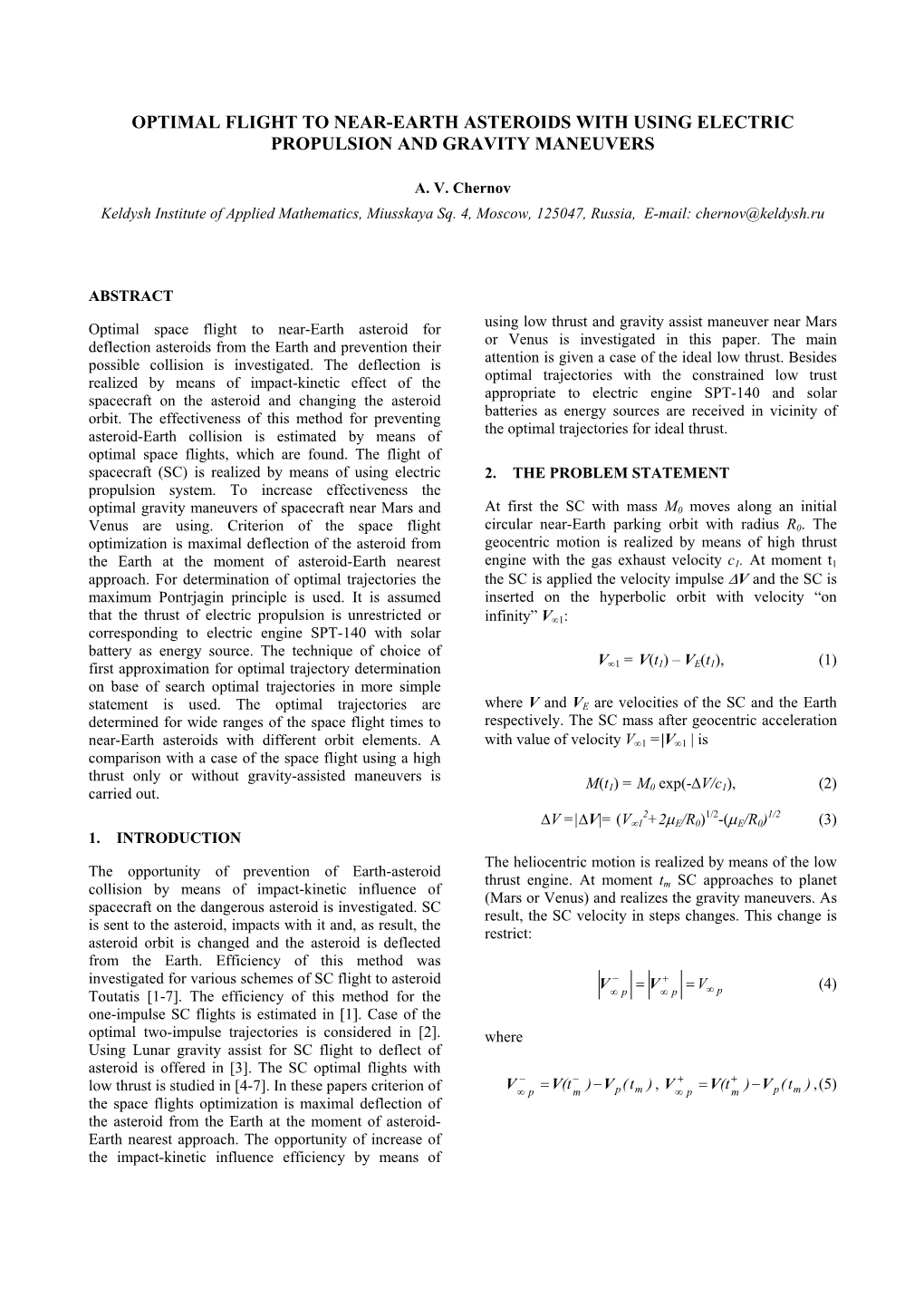 Optimal Flight to Near-Earth Asteroids with Using Electric Propulsion and Gravity Maneuvers