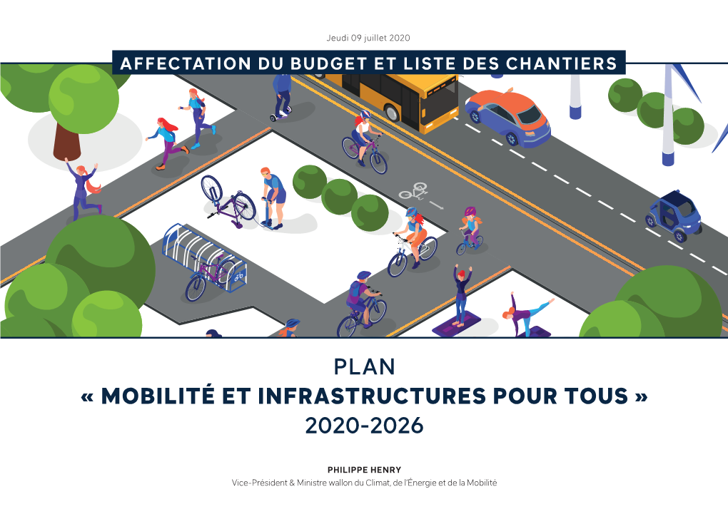 Plan « Mobilité Et Infrastructures Pour Tous » 2020-2026